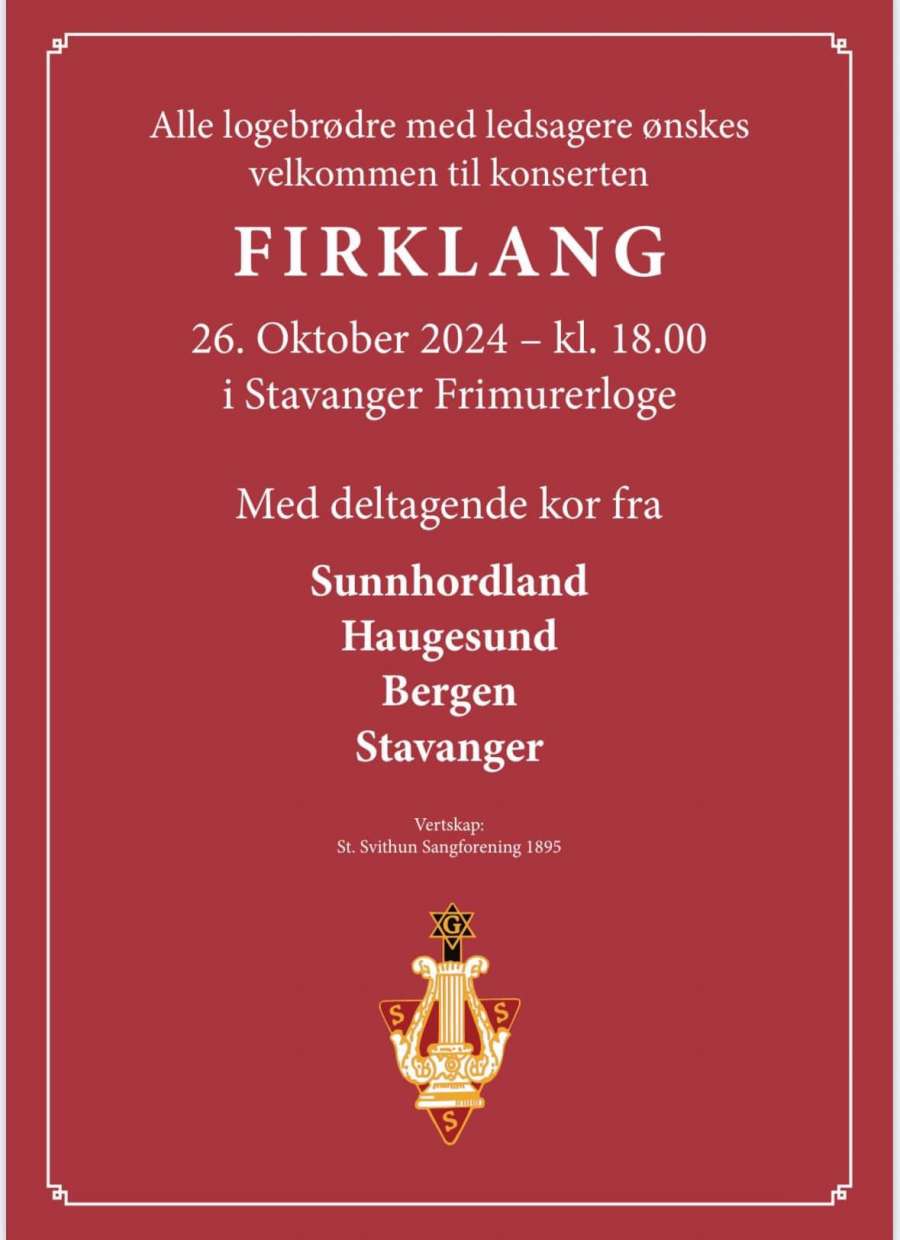 Frimurerisk FIRKLANG!