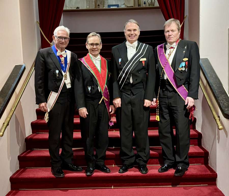 F.v: Egil H. Sjursen, Hans Kristian Rabben, Karl Åge Strand og Terje Wold.