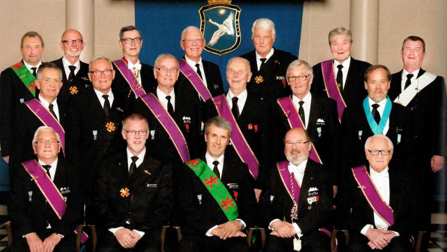 Sangerne i jubileumsåret for vår loge i 2016